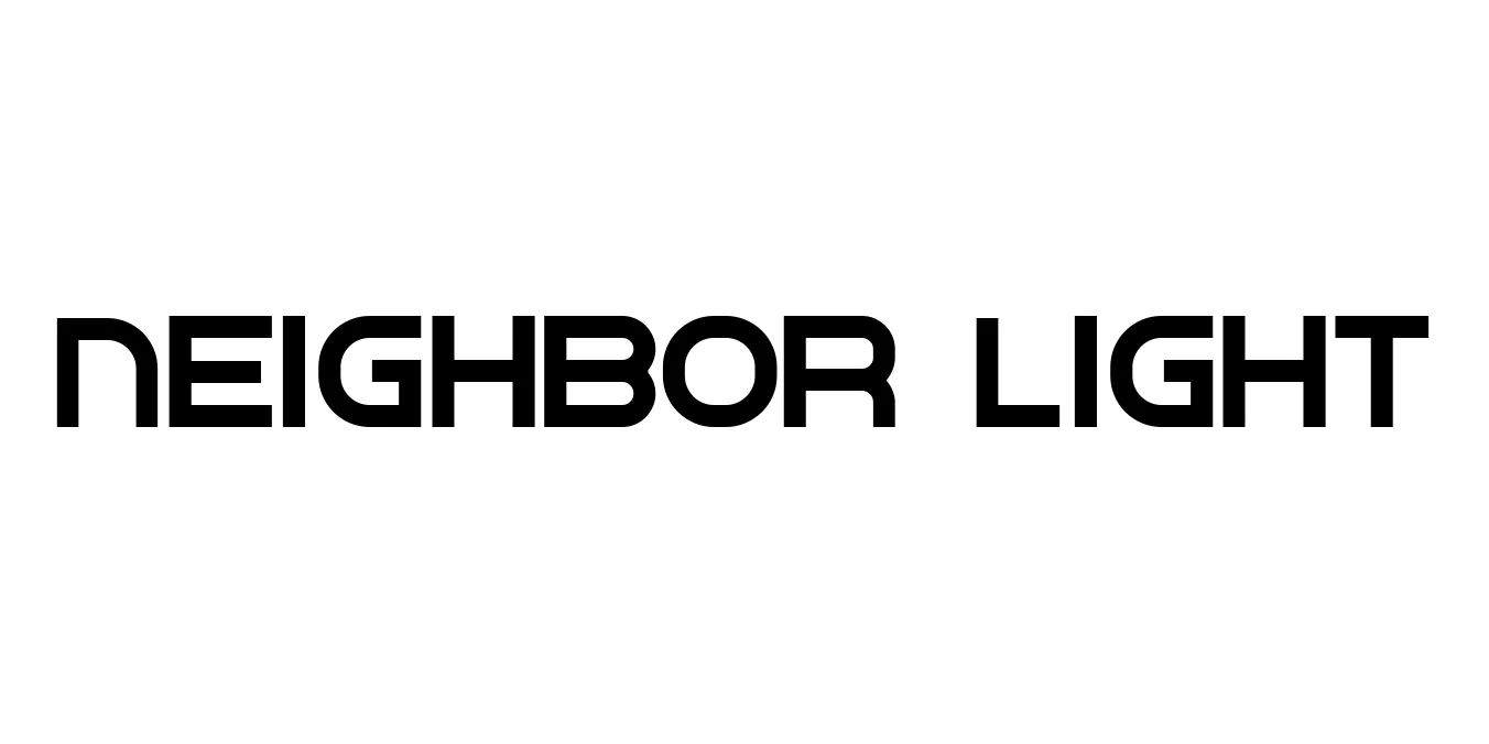 Neighbor Light Font Preview