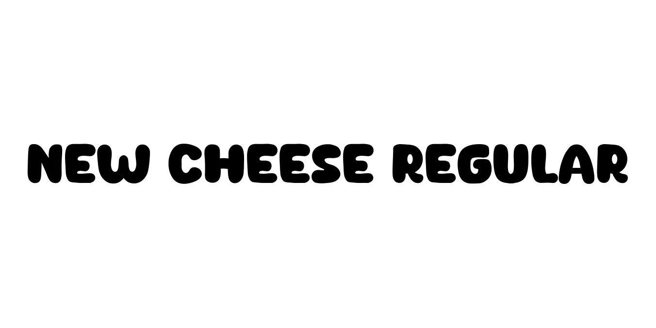 New Cheese Regular Font Preview