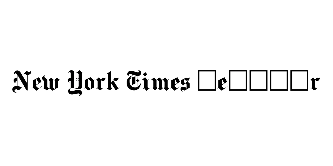 New York Times Regular Font Preview