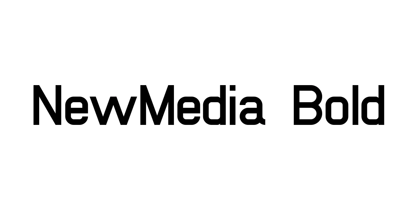 NewMedia Bold Font Preview