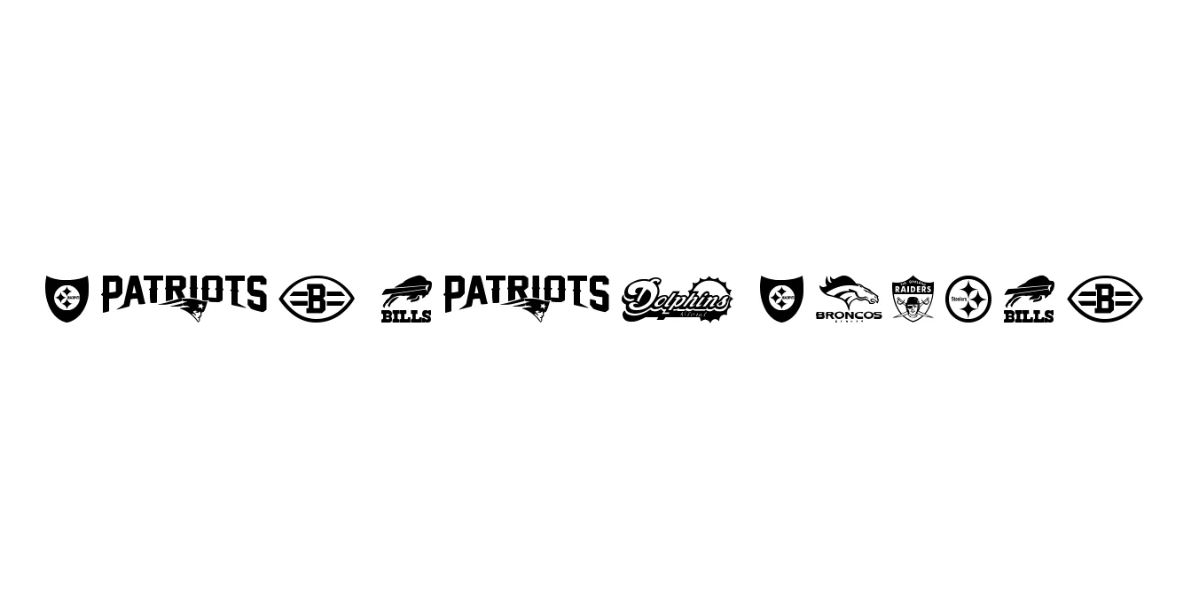 NFL AFC Normal Font Preview