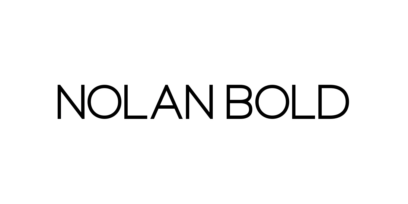 Nolan Bold Font Preview