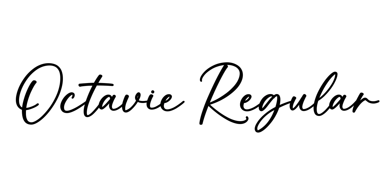 Octavie Regular Font Preview