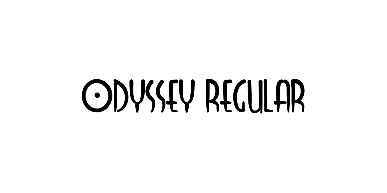 Odyssey Regular Font Preview