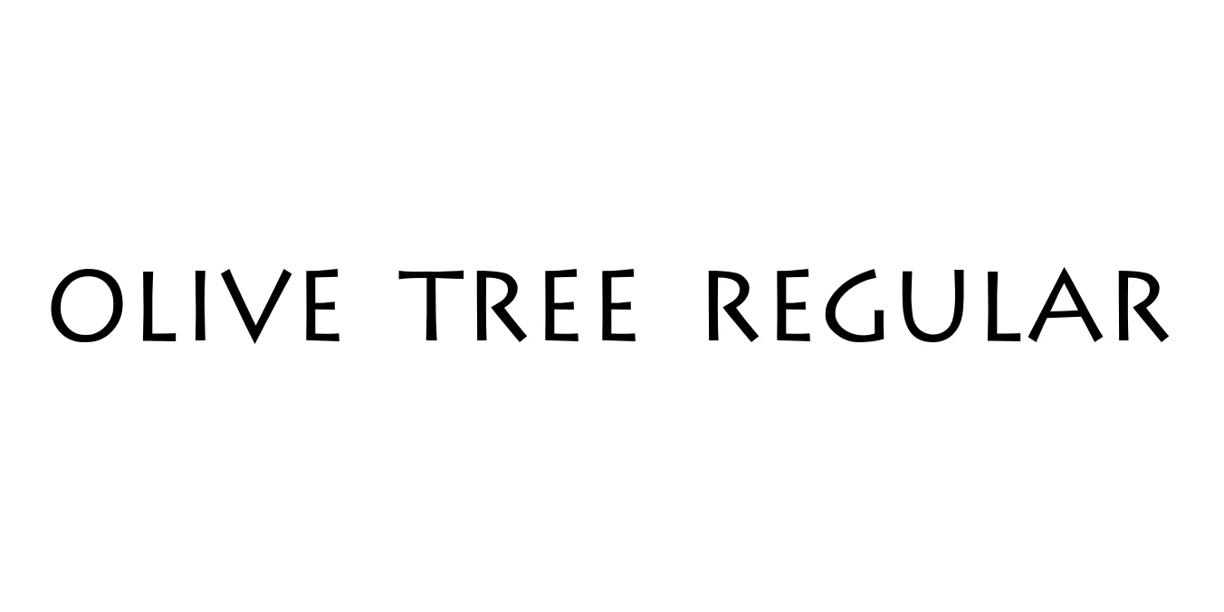 Olive Tree Regular Font Preview