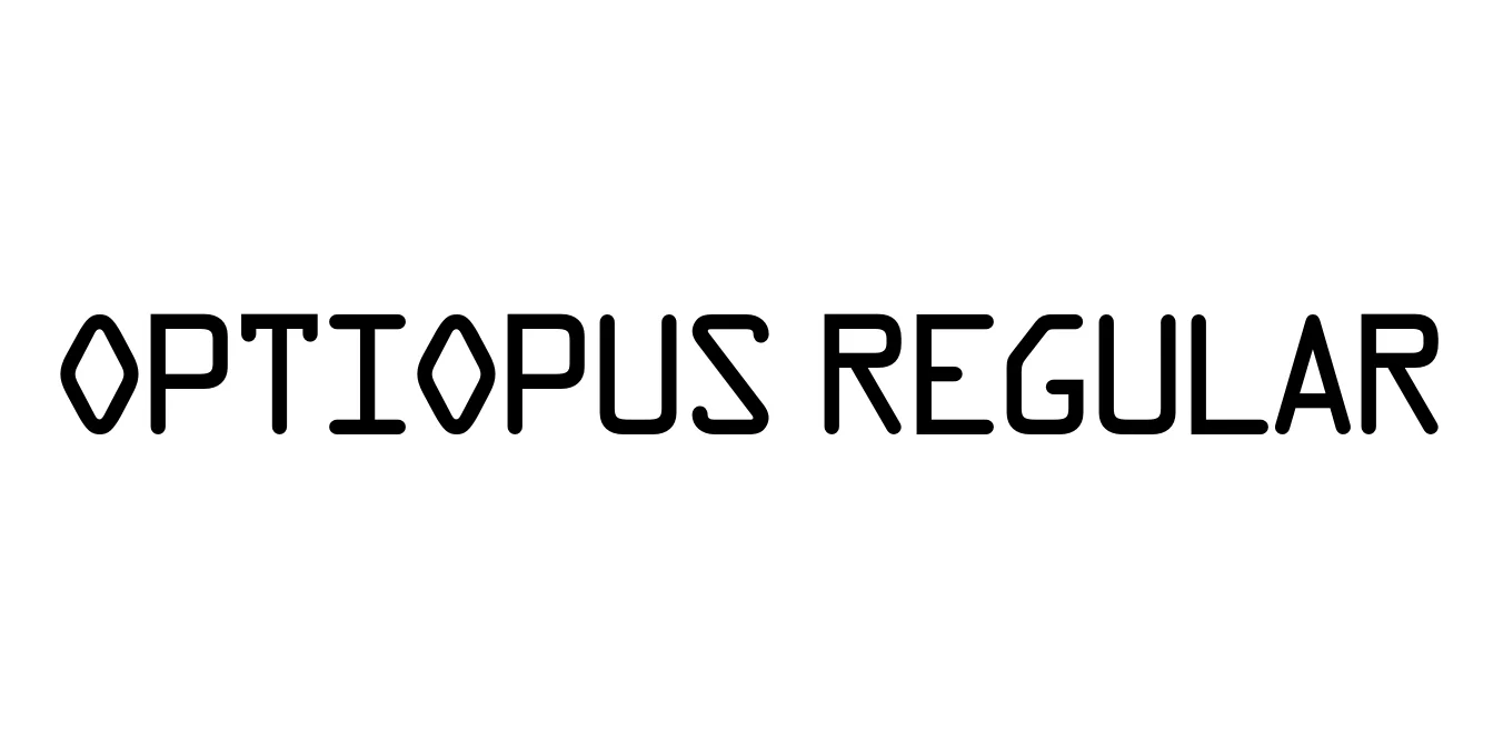 OPTIOpus Regular Font Preview