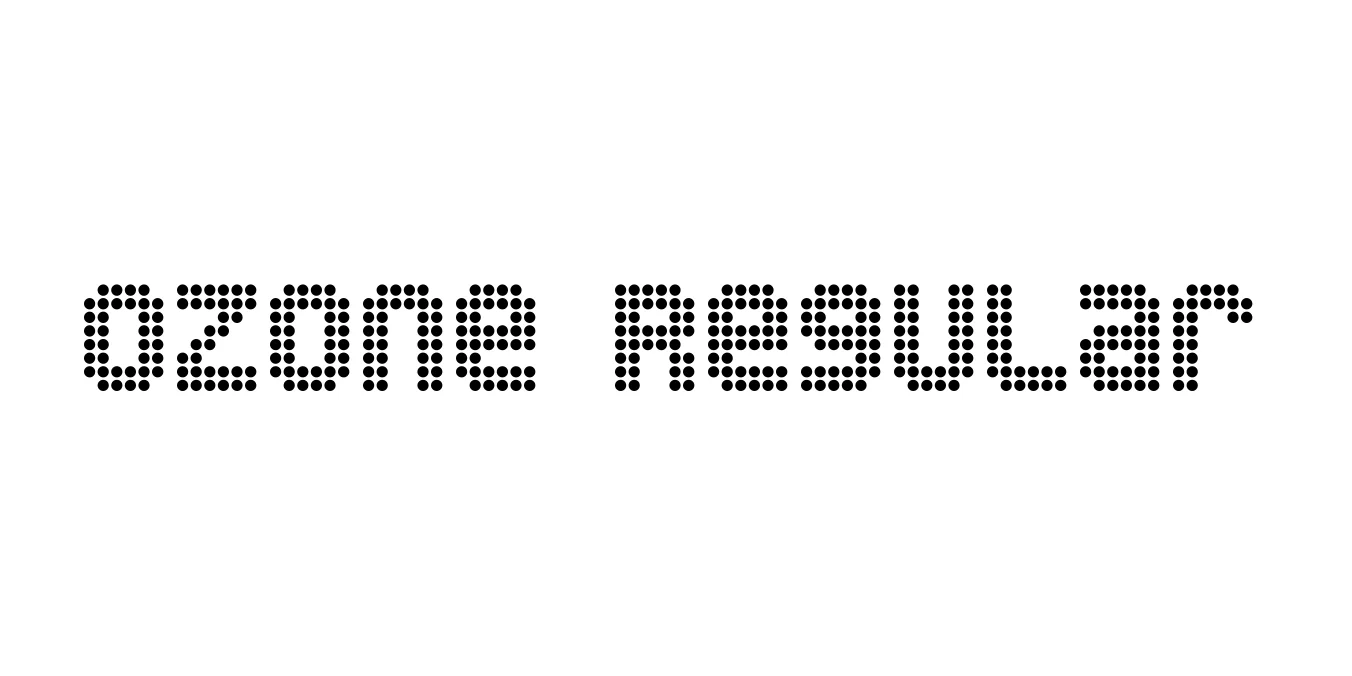 Ozone Regular Font Preview