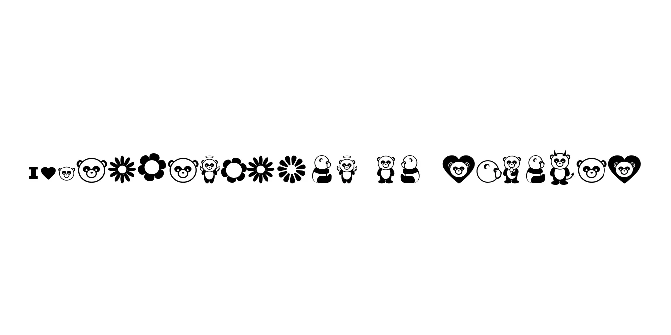 Pandamonium BV Regular Font Preview