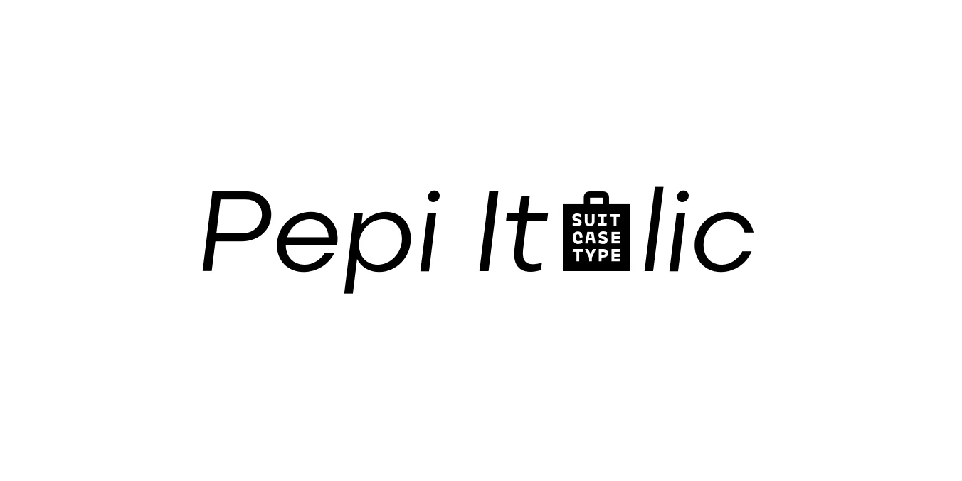 Pepi Italic Font Preview