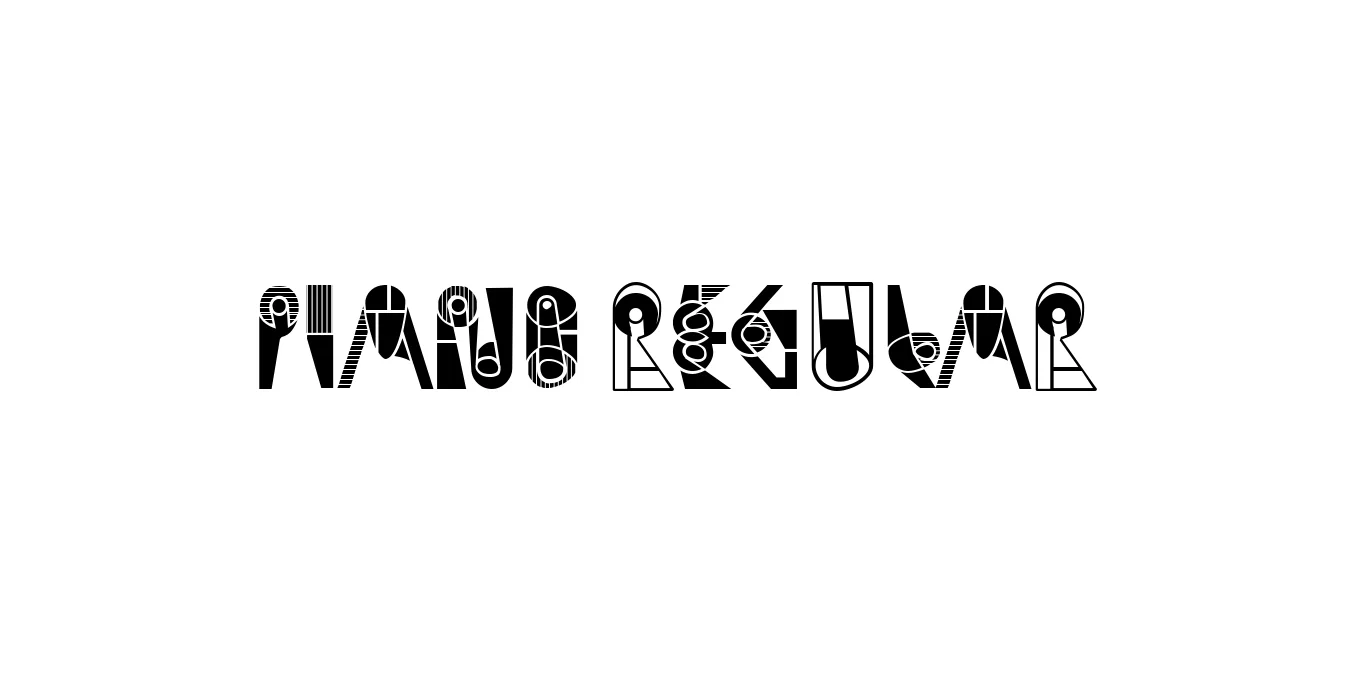 Piano Regular Font Preview