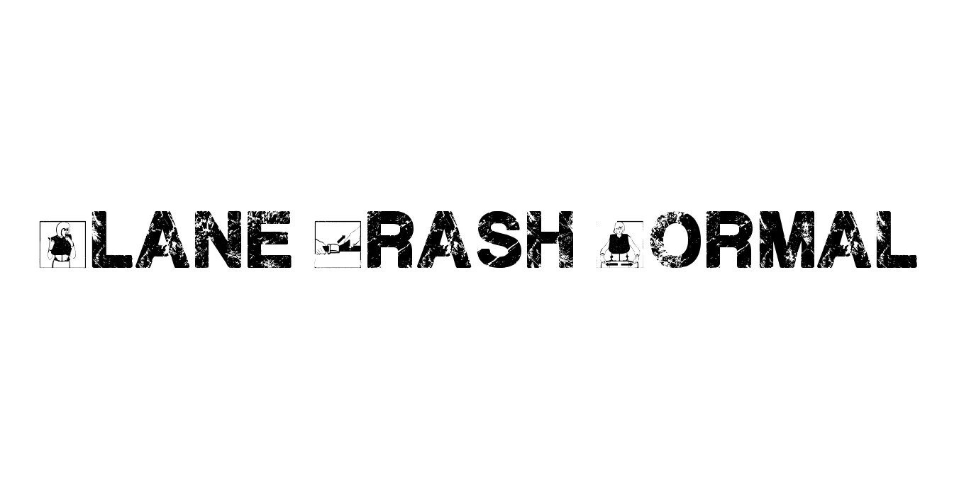 Plane Crash Normal Font Preview