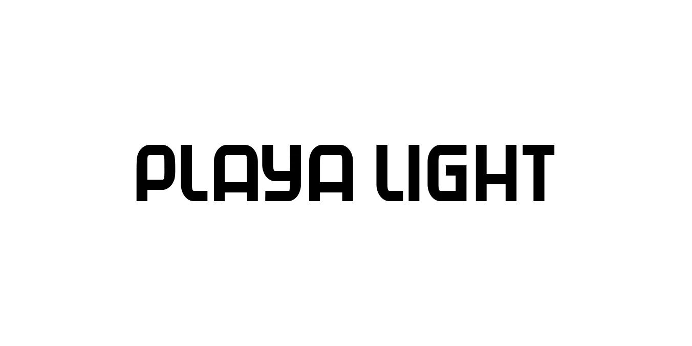 Playa Light Font Preview