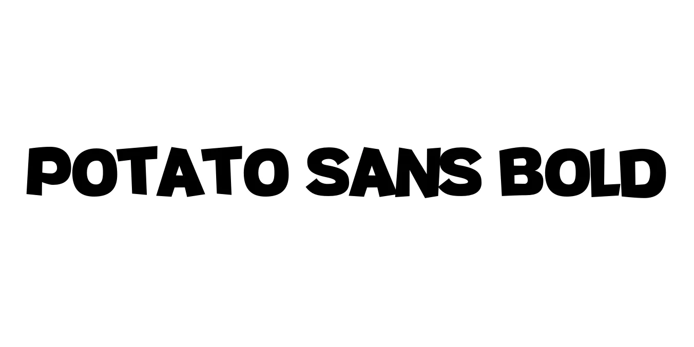 Potato sans Bold Font Preview