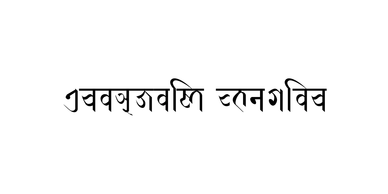 Prachalit Regular Font Preview