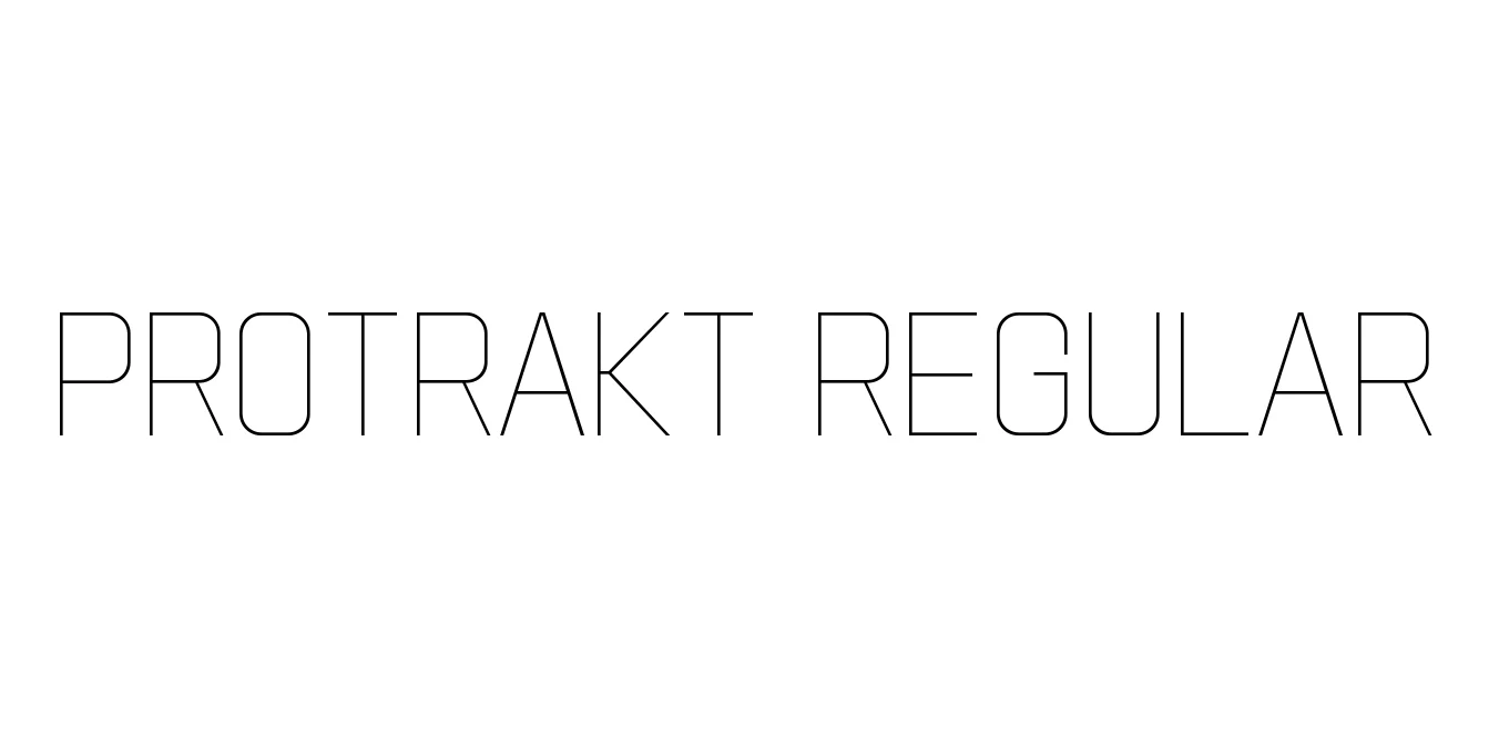 Protrakt Regular Font Preview