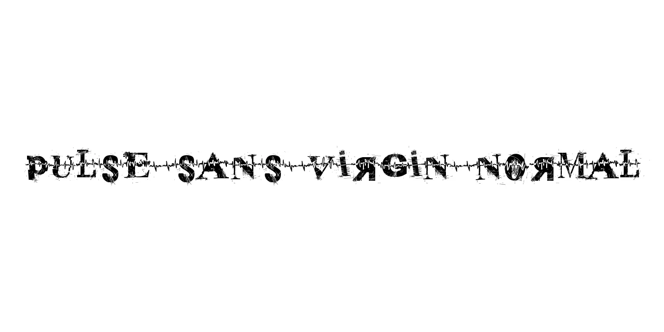 pulse sans virgin Normal Font Preview