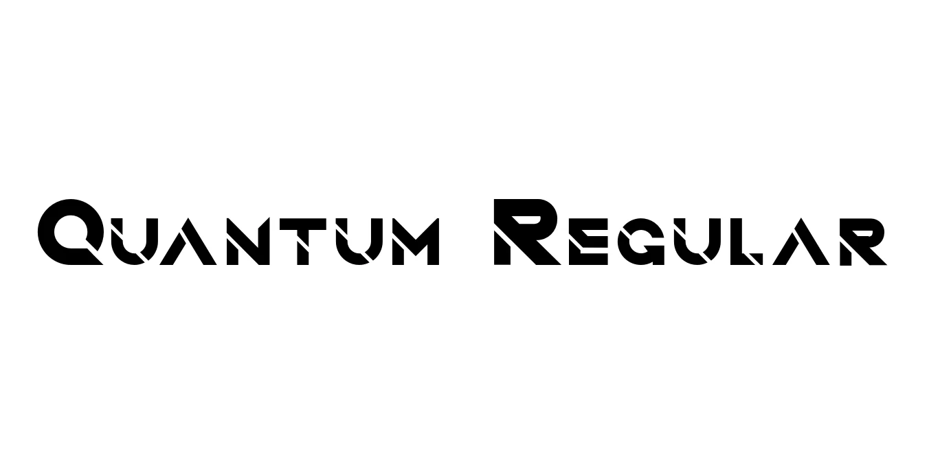 Quantum Regular Font Preview