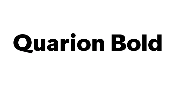 Quarion Bold Font Preview