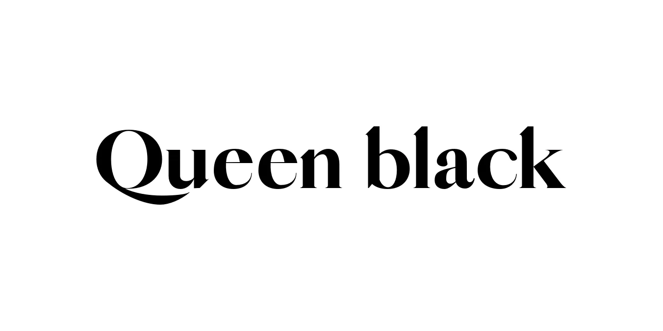 Queen black Font Preview