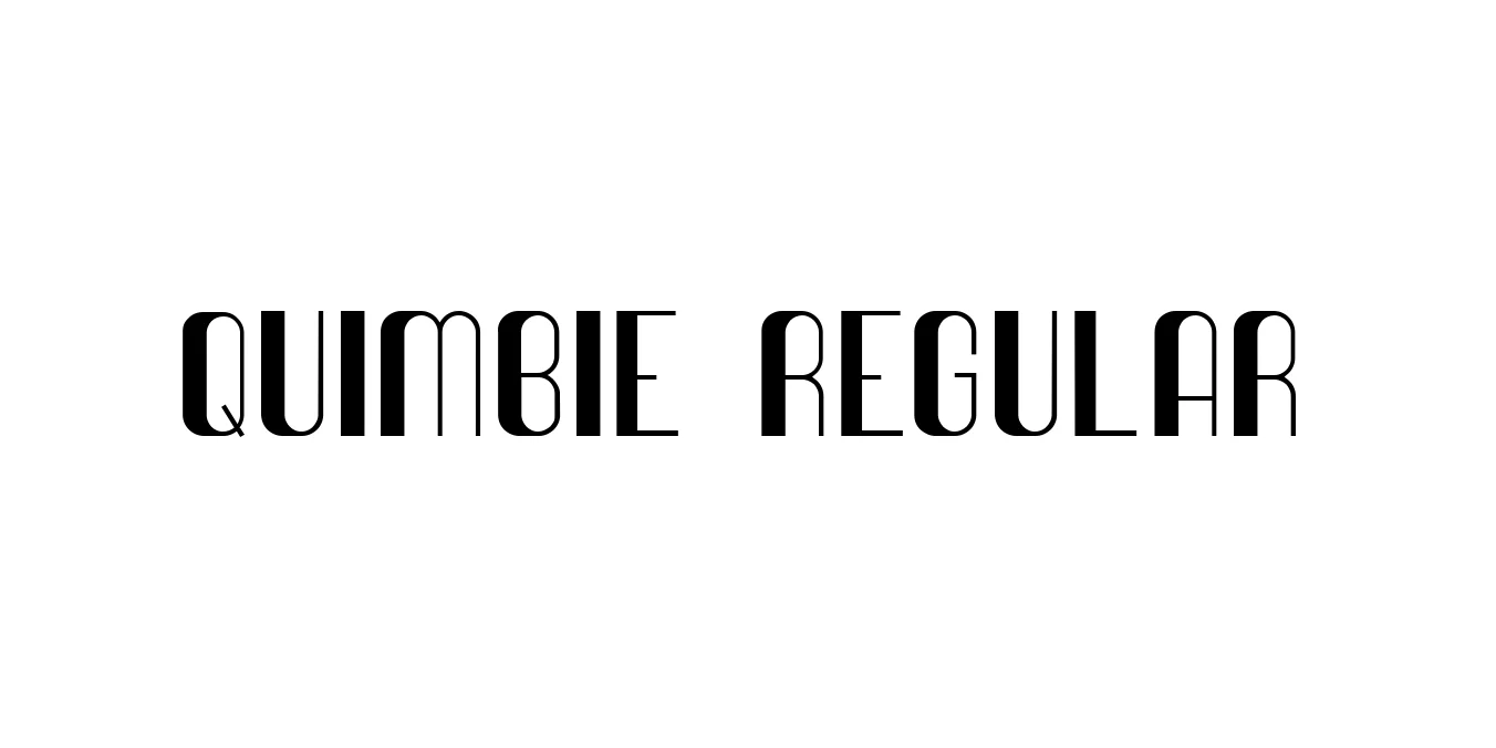 Quimbie Regular Font Preview