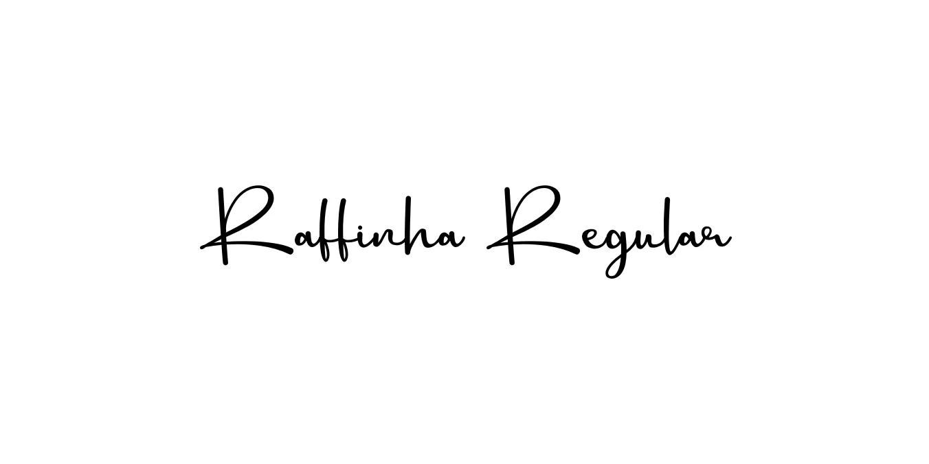 Raffinha Regular Font Preview