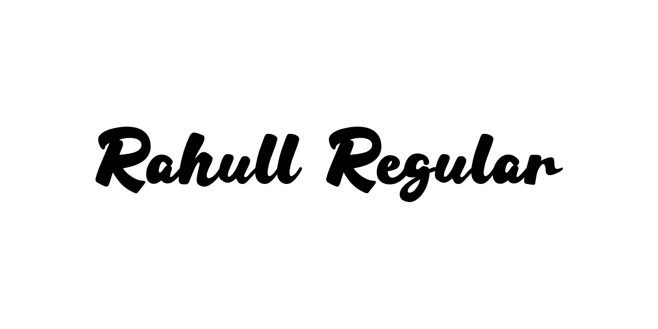 Rahull Regular Font Preview