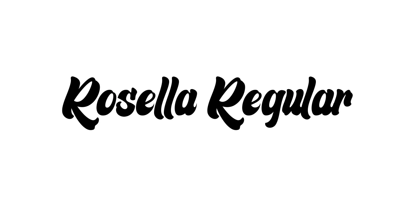 Rosella Regular Font Preview