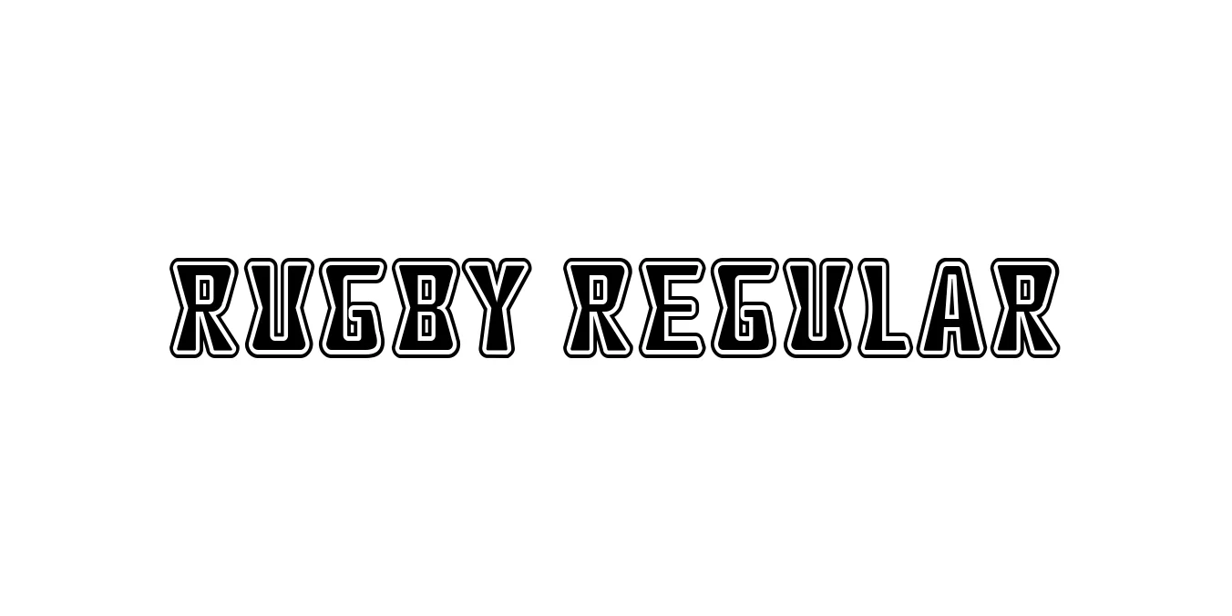 Rugby Regular Font Preview