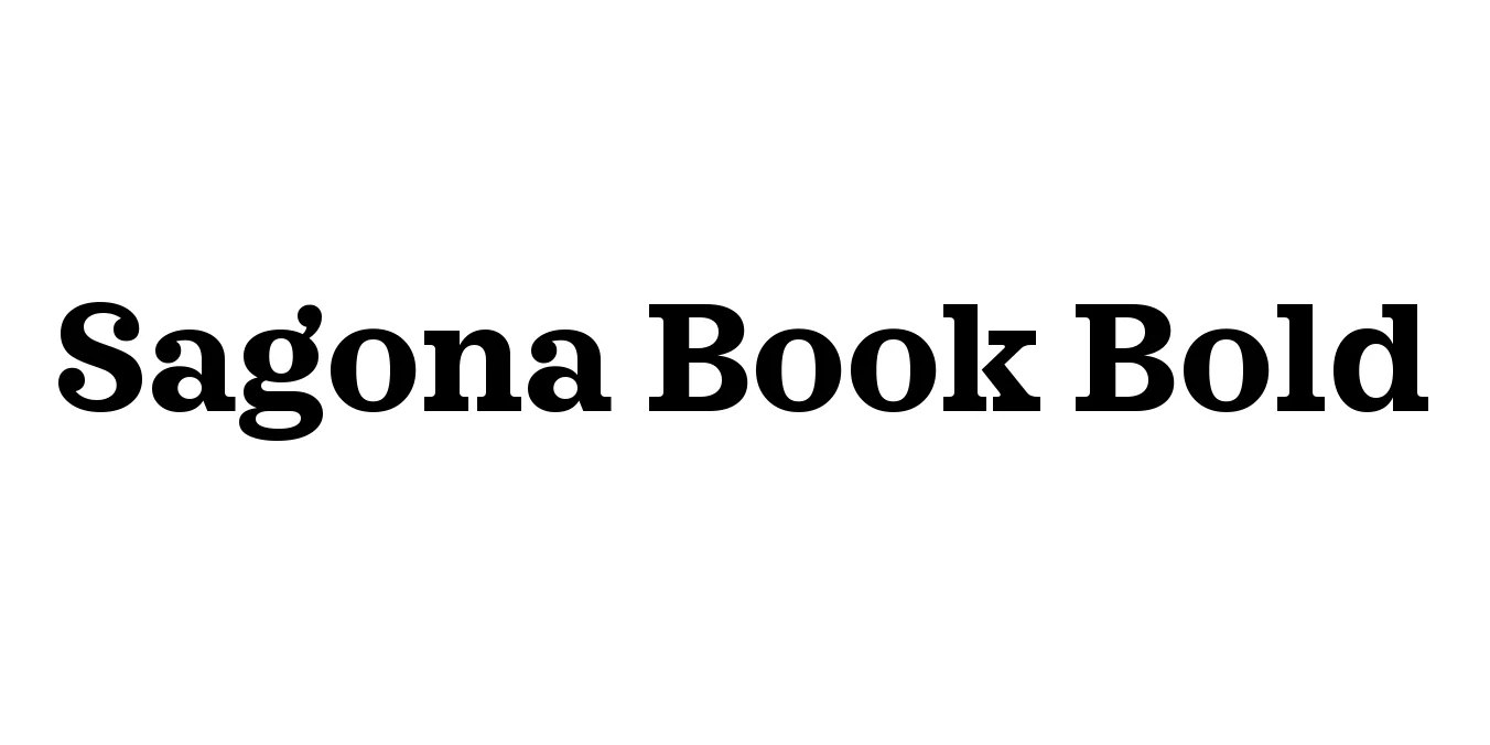 Sagona Book Bold Font Preview