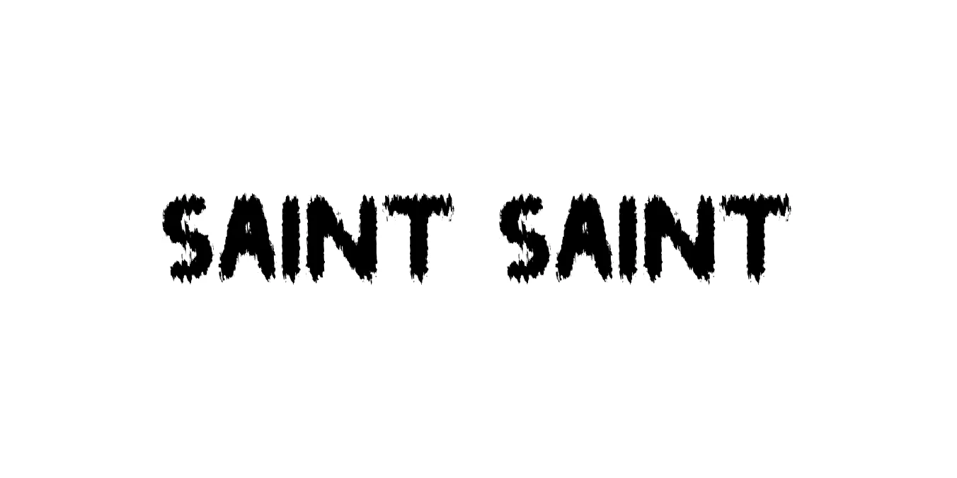 SAINT SAINT Font Preview