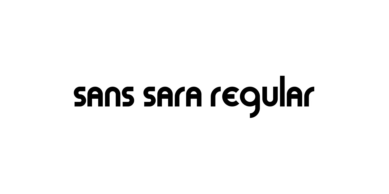Sans Sara Regular Font Preview
