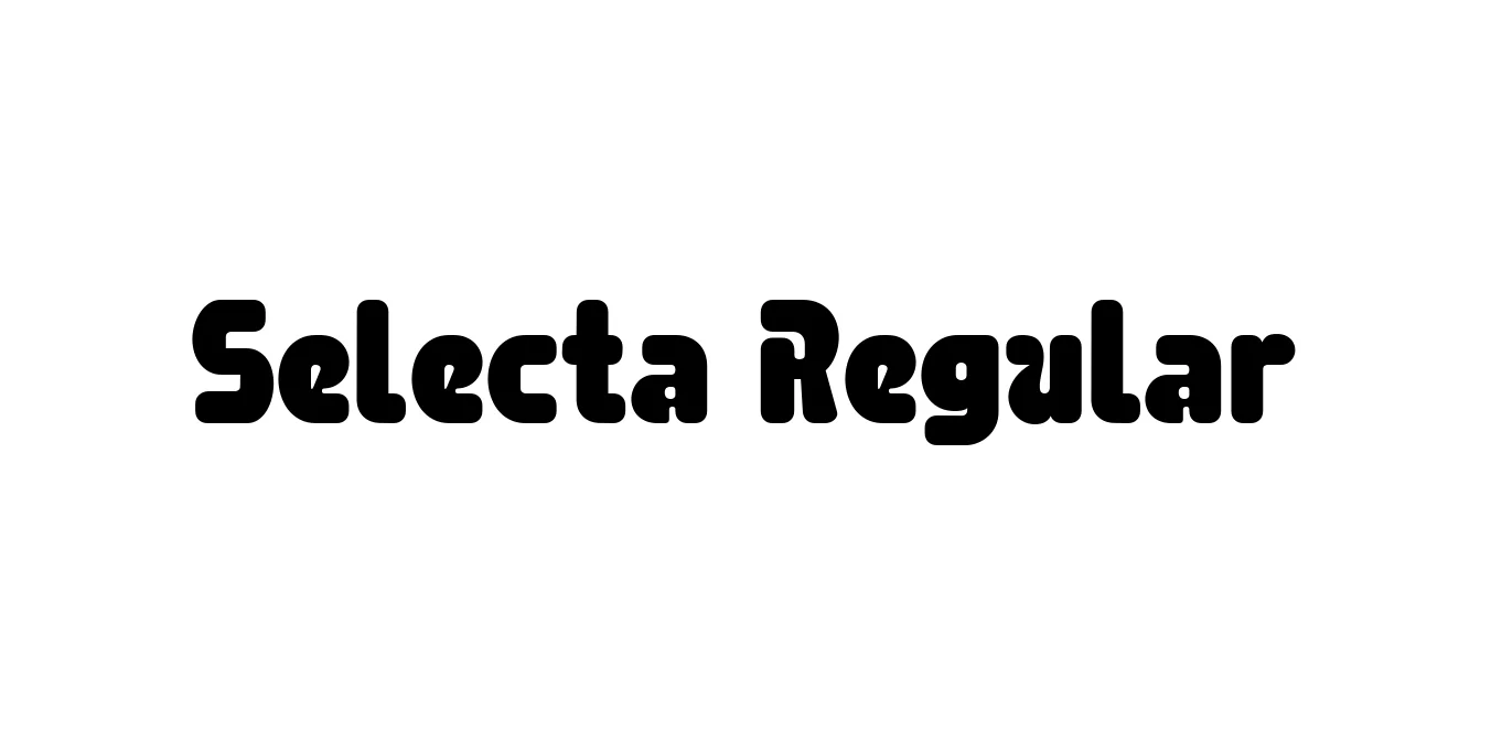 Selecta Regular Font Preview