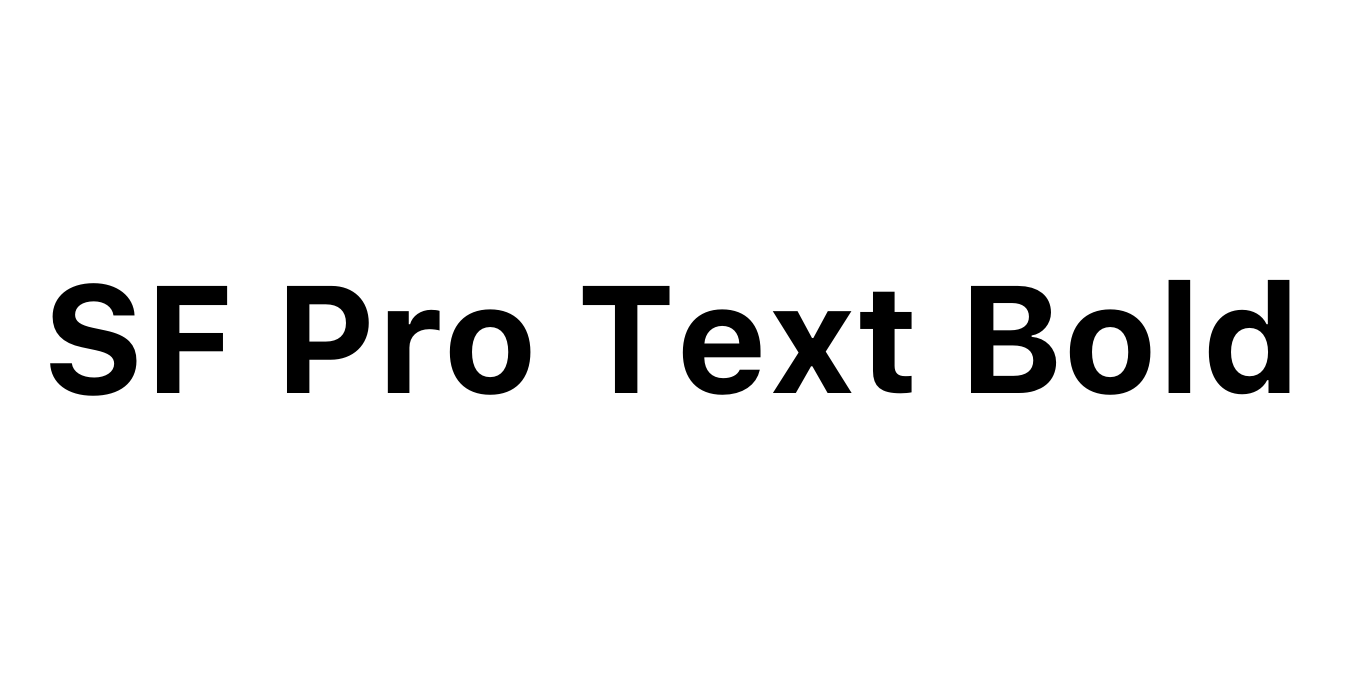 Ios Sf Pro Download SF Pro Text Bold Font Free - fontfreedownload.com