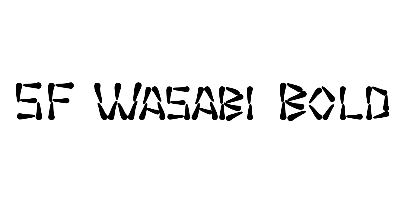 SF Wasabi Bold Font Preview