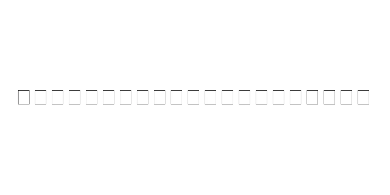 Sign Language Regular Font Preview