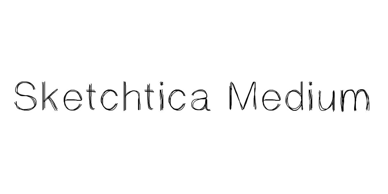 Sketchtica Medium Font Preview