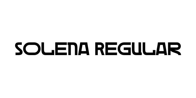 Solena Regular Font Preview