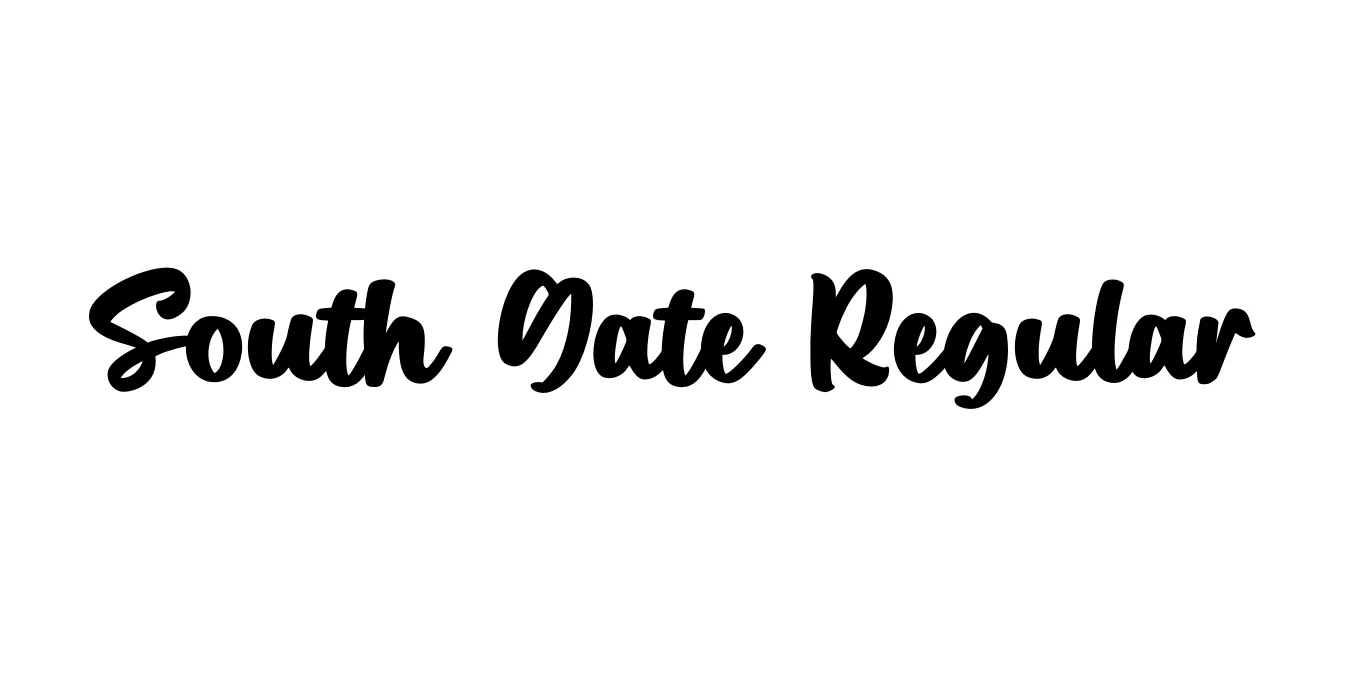 South Gate Regular Font Preview