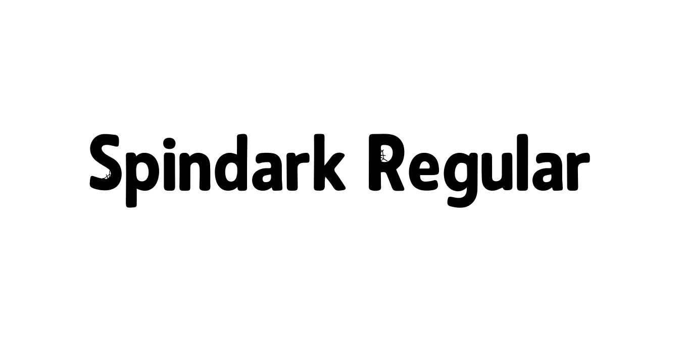 Spindark Regular Font Preview