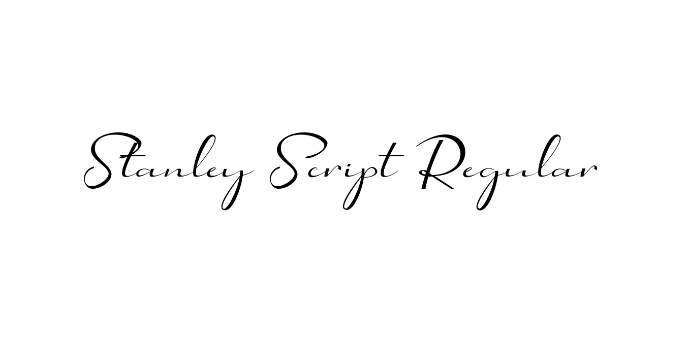 Stanley Script Regular Font Preview