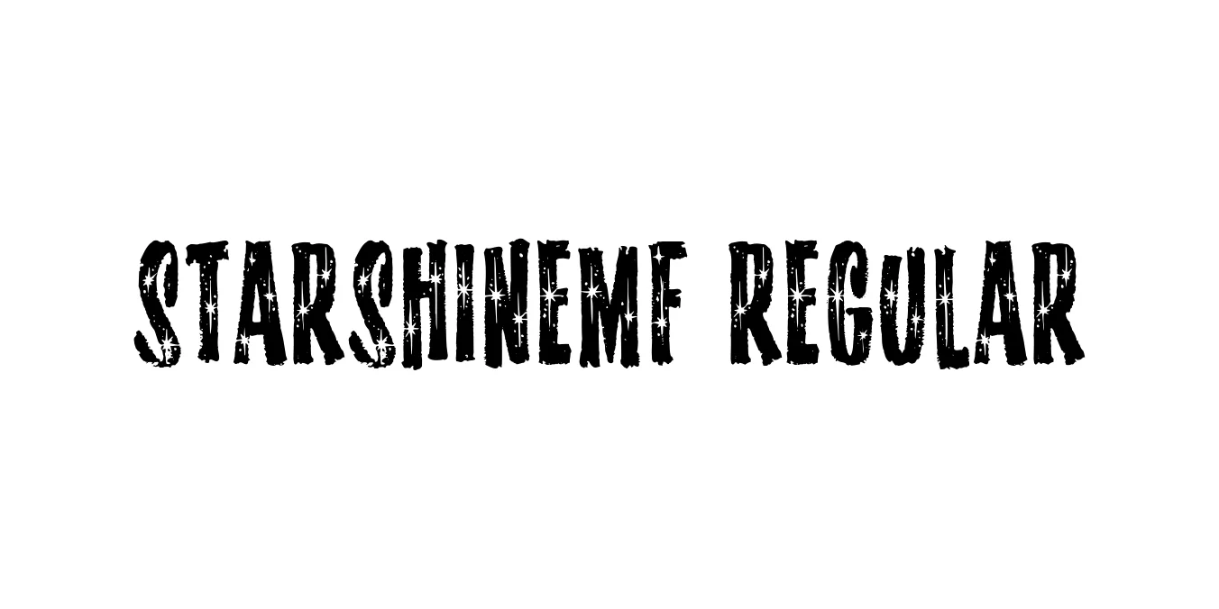 StarshineMF Regular Font Preview