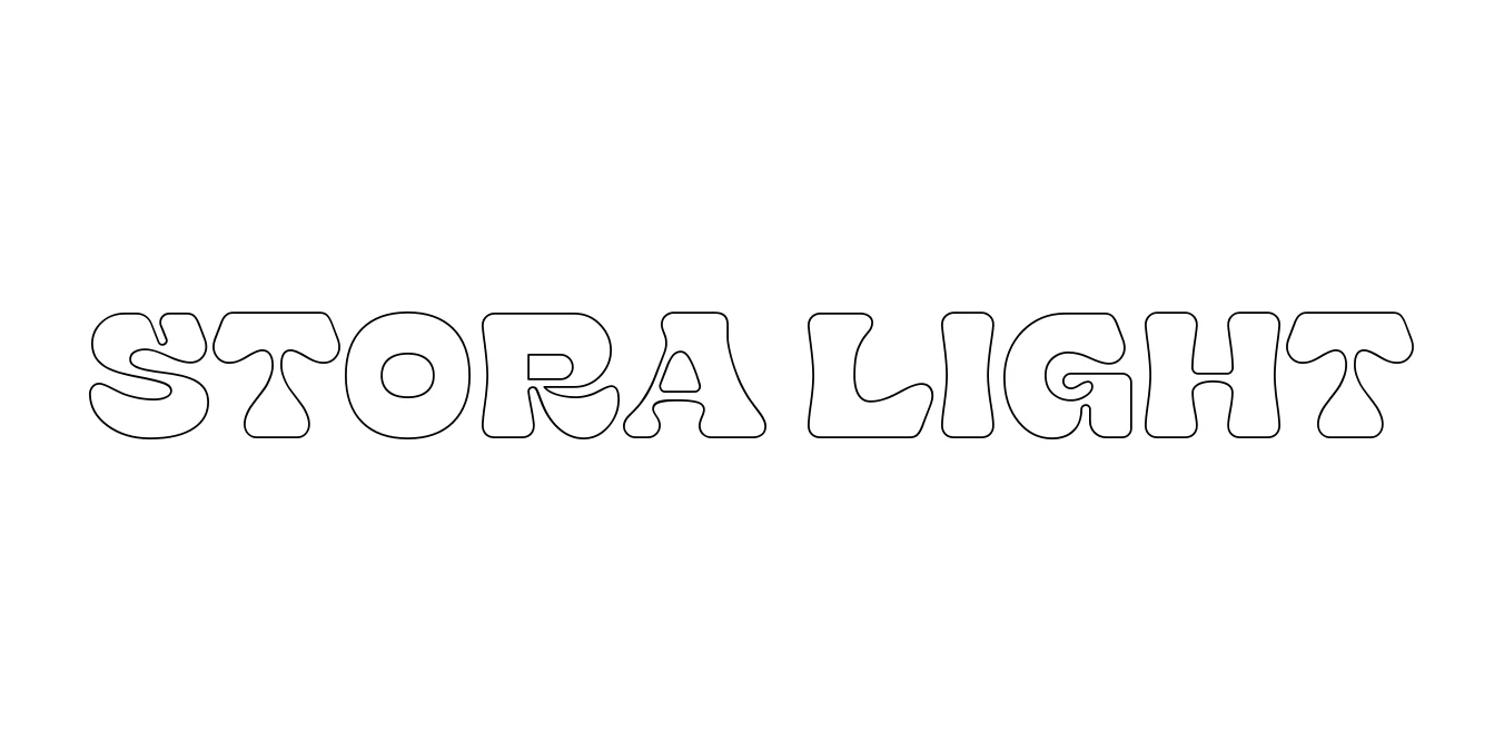 Stora Light Font Preview