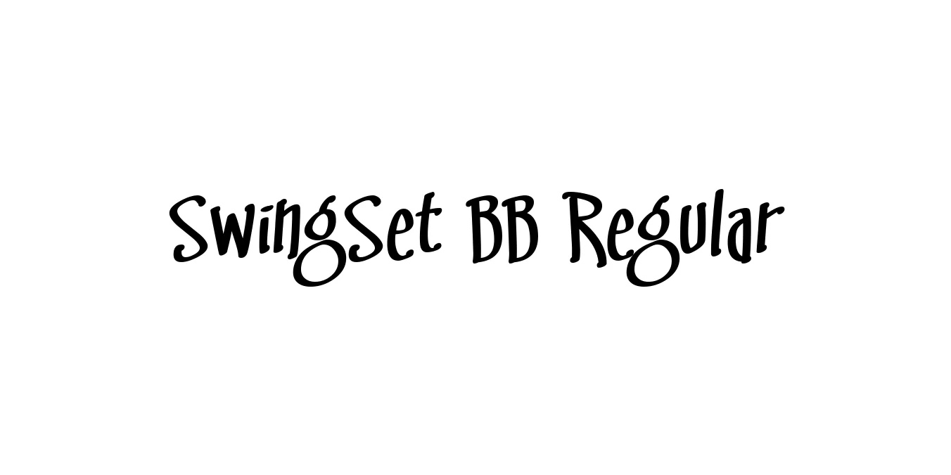SwingSet BB Regular Font Preview