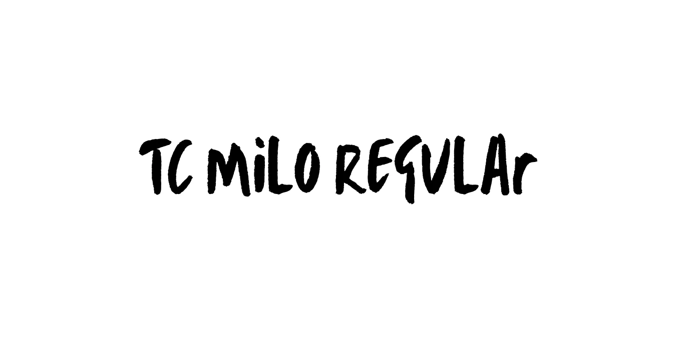 TC Milo Regular Font Preview