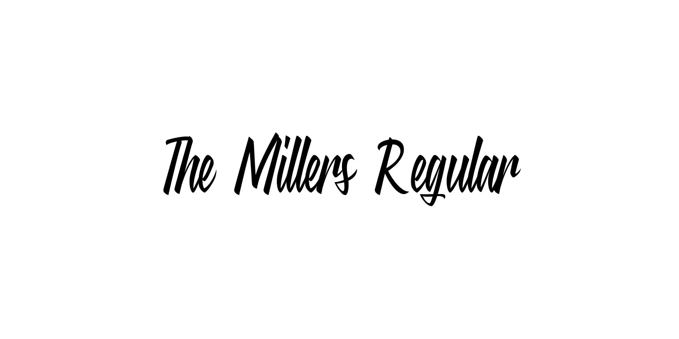 The Millers Regular Font Preview