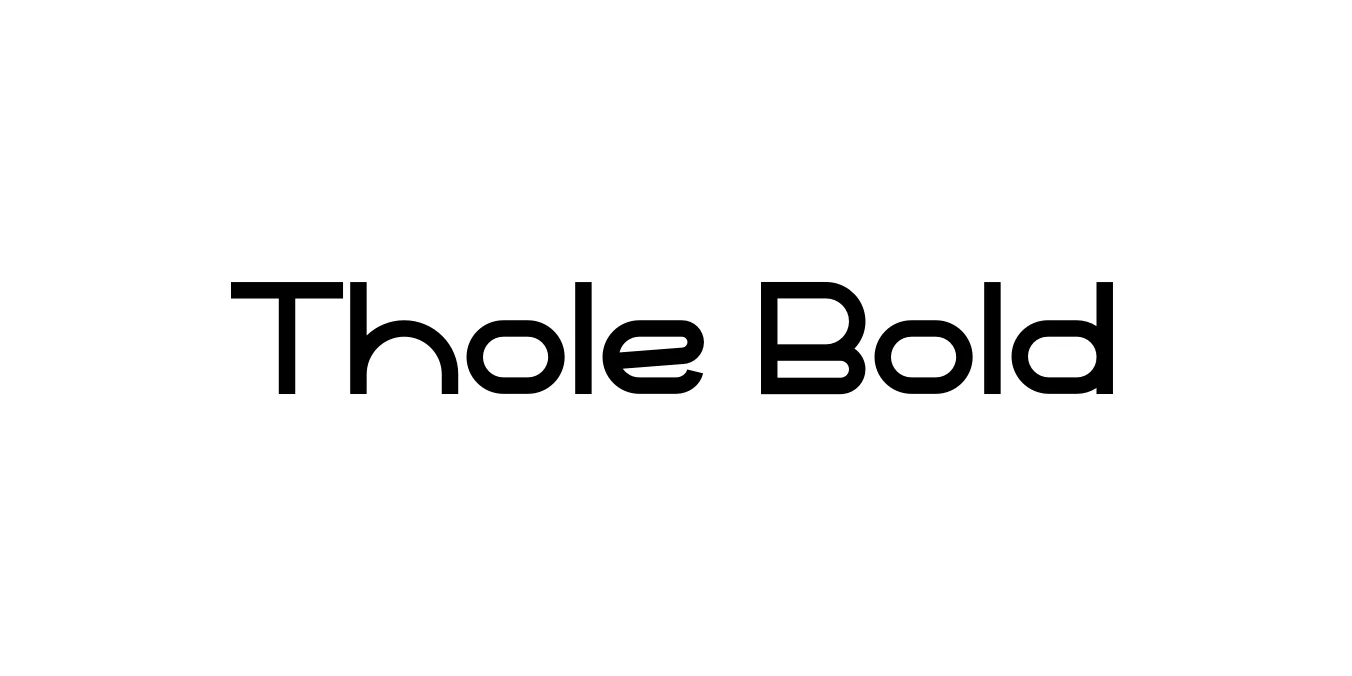 Thole Bold Font Preview