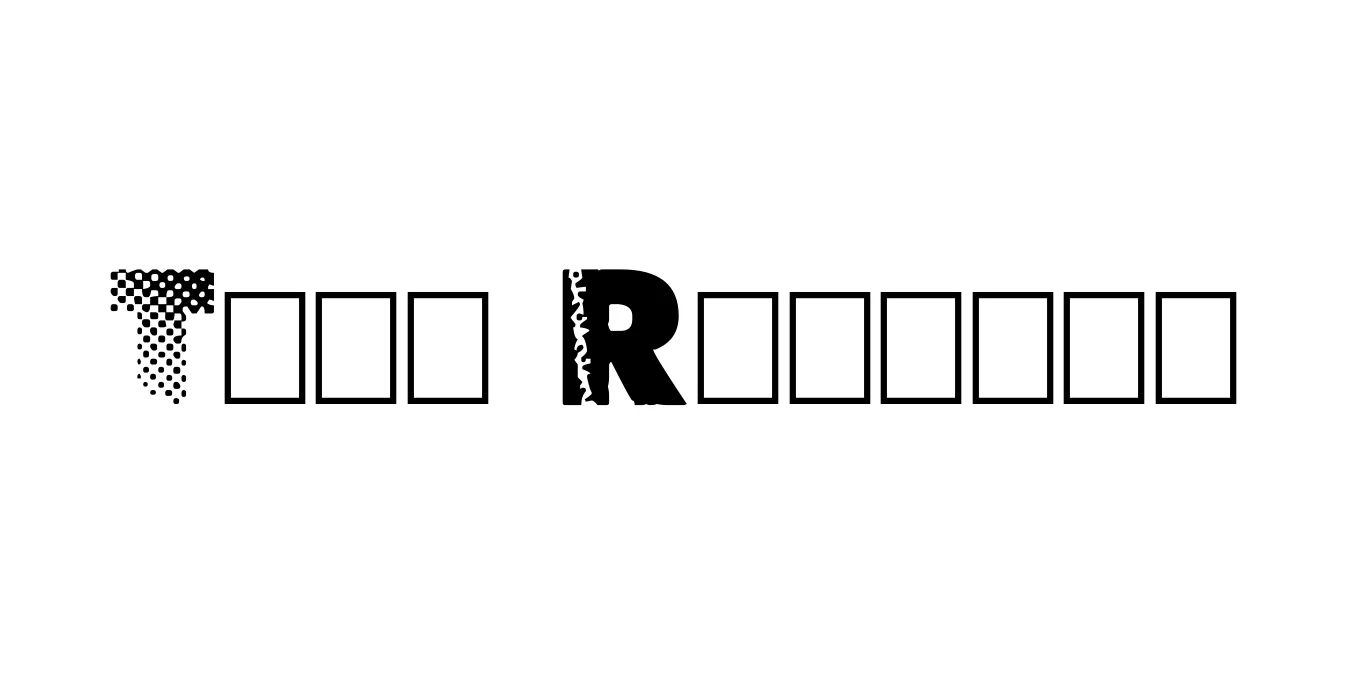 Tram Regular Font Preview