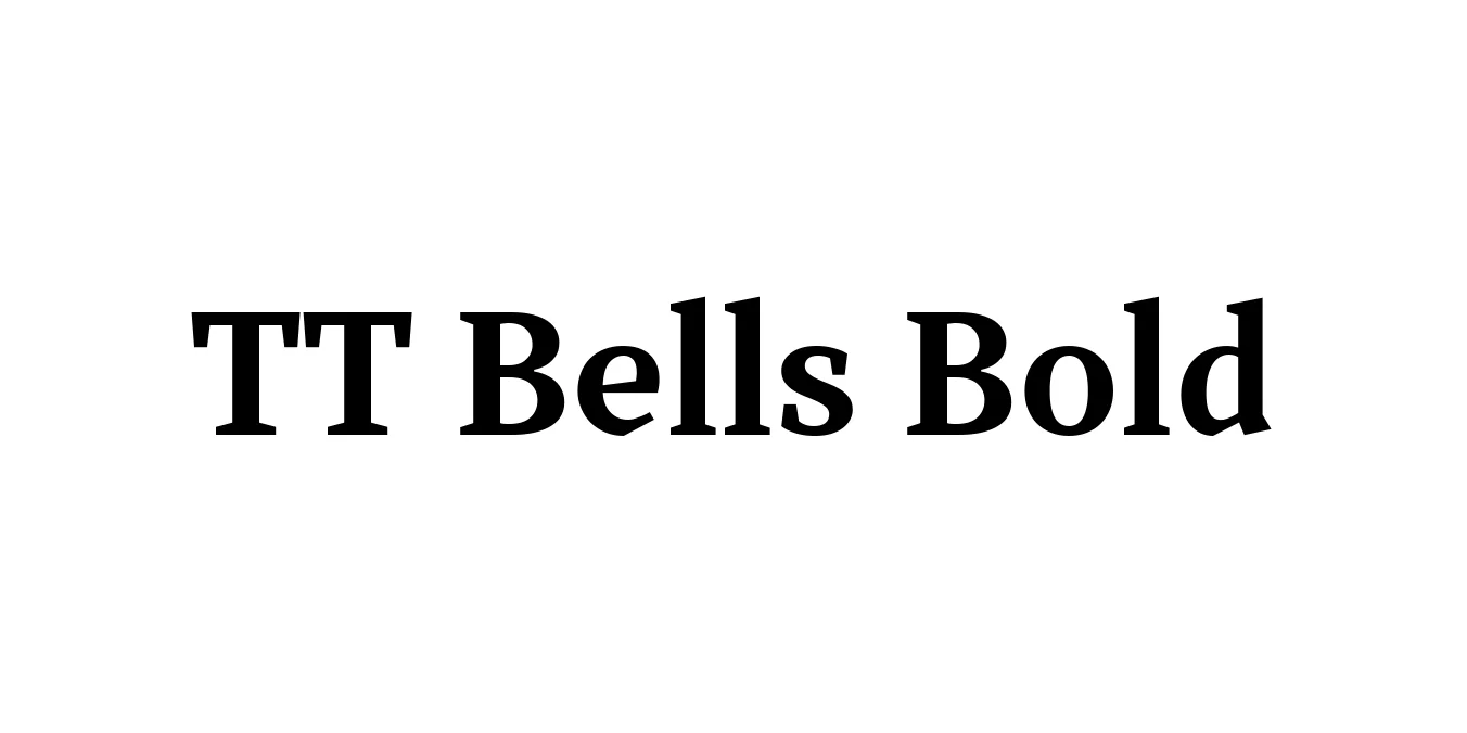 TT Bells Bold Font Preview