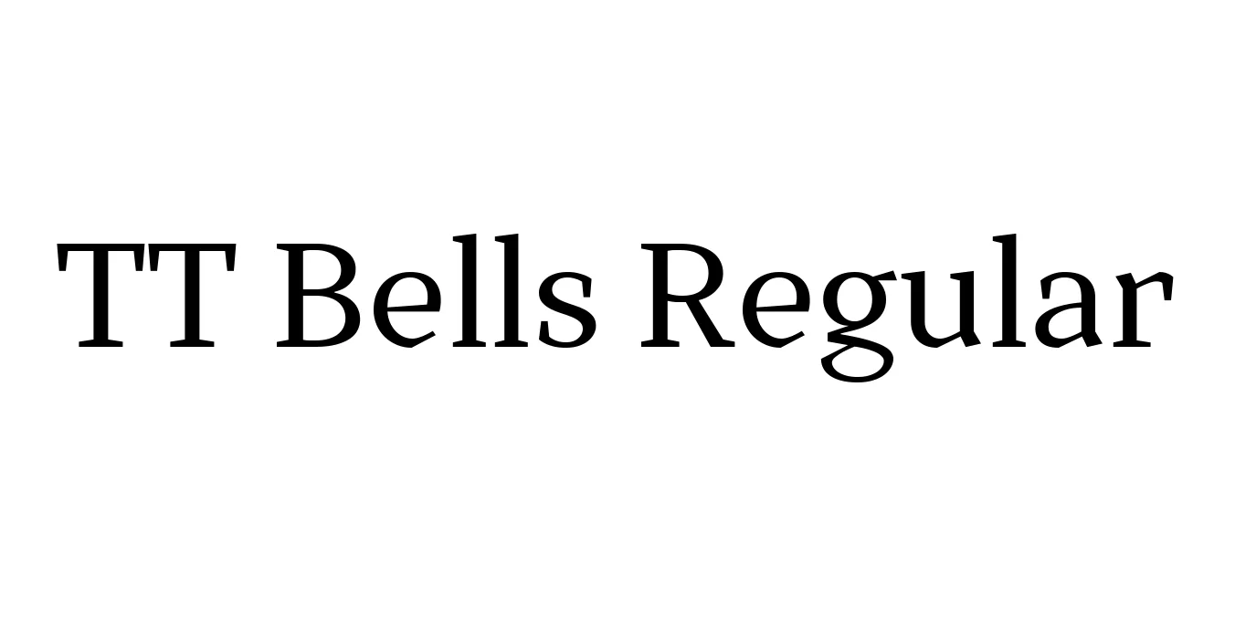 TT Bells Regular Font Preview