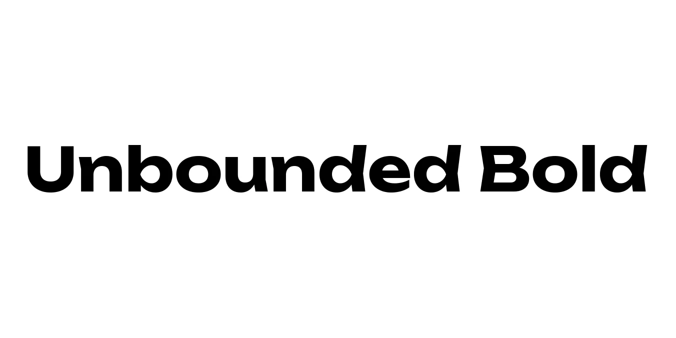 Unbounded Bold Font Preview